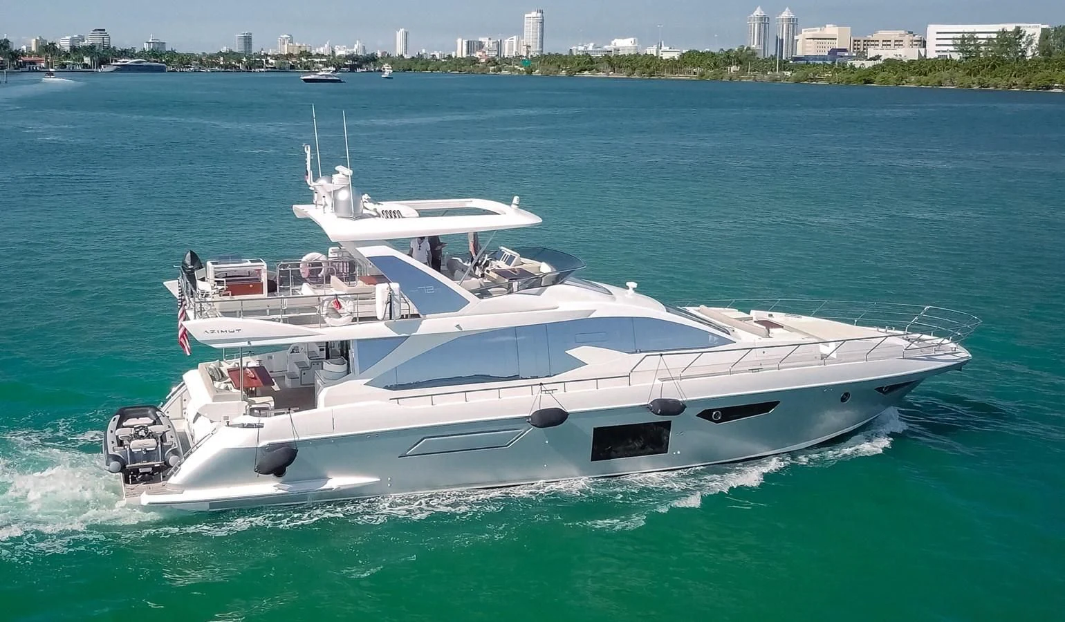 a boat on the water aboard BAR BAT VIA Yacht for Sale