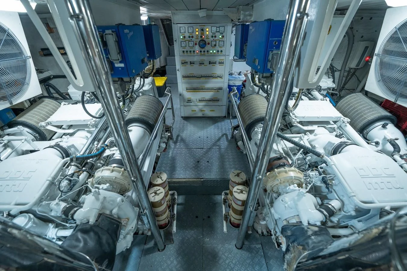 a machine with a large amount of equipment in it aboard 80 CARAT Yacht for Sale