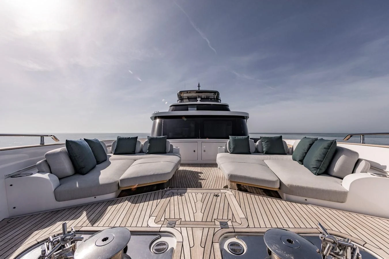 a boat on a boat aboard ANDALA Yacht for Sale