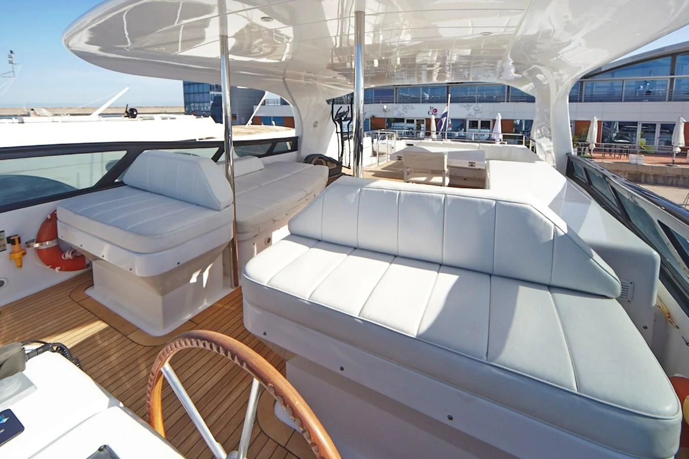 inside of a large ship aboard GULU Yacht for Sale