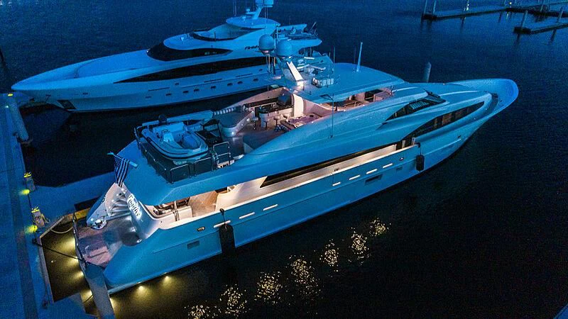 a boat in the water aboard ARIES Yacht for Sale