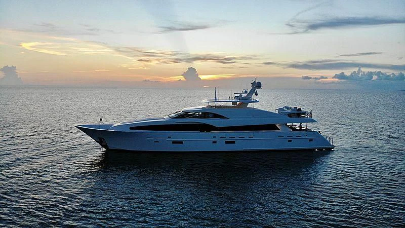 a boat in the water aboard ARIES Yacht for Sale