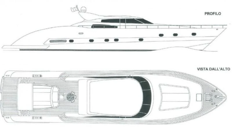 diagram aboard MARACANA Yacht for Sale