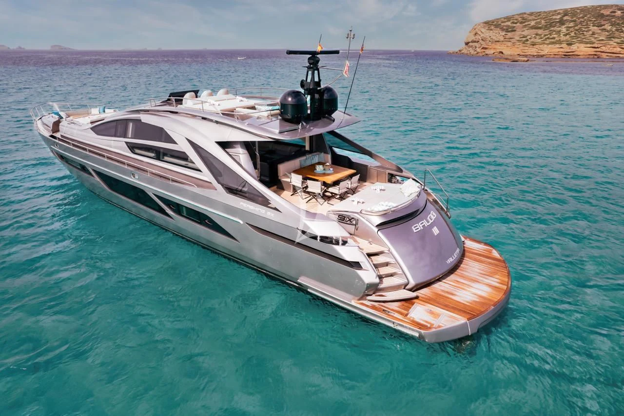 a boat in the water aboard BALOO III Yacht for Sale