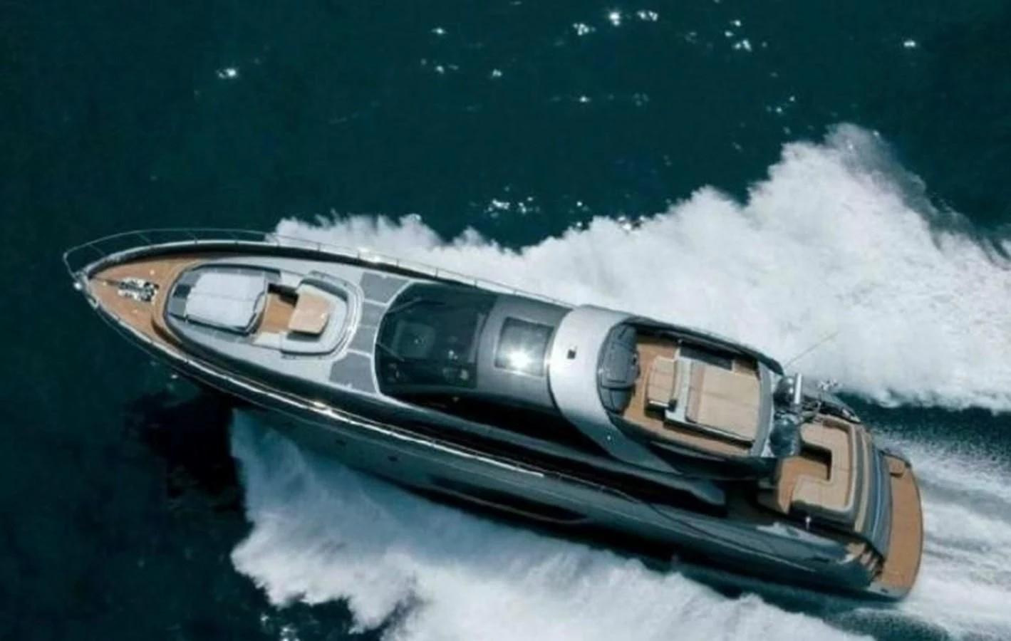 a satellite in the water aboard RIVA 86 DOMINO Yacht for Sale