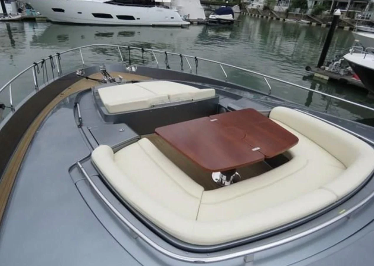a boat on the water aboard RIVA 86 DOMINO Yacht for Sale