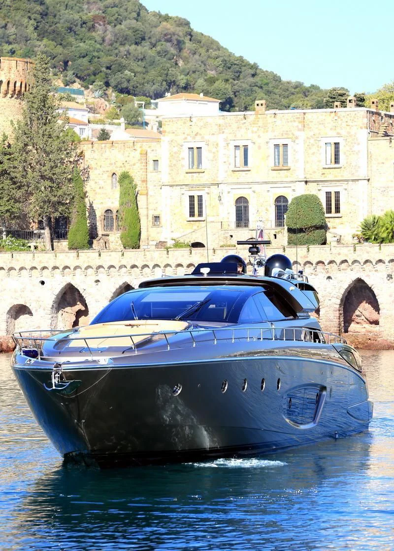 a boat in the water aboard LET MY PEOPLE GO Yacht for Sale