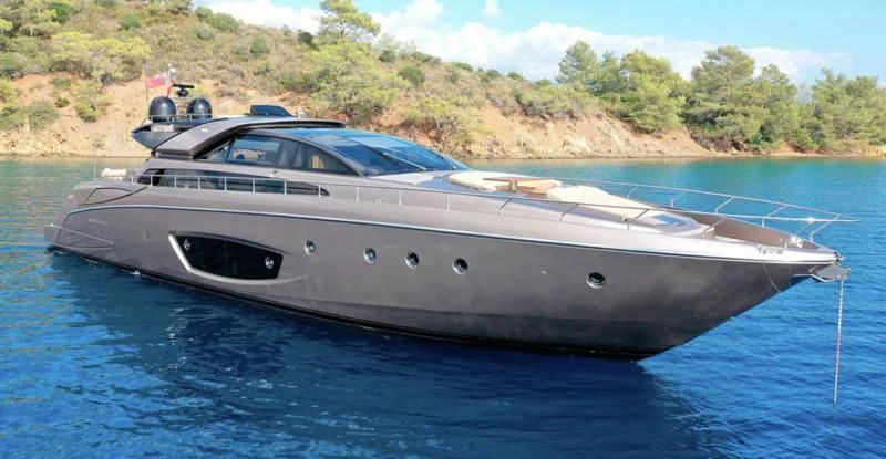 a boat in the water aboard LET MY PEOPLE GO Yacht for Sale