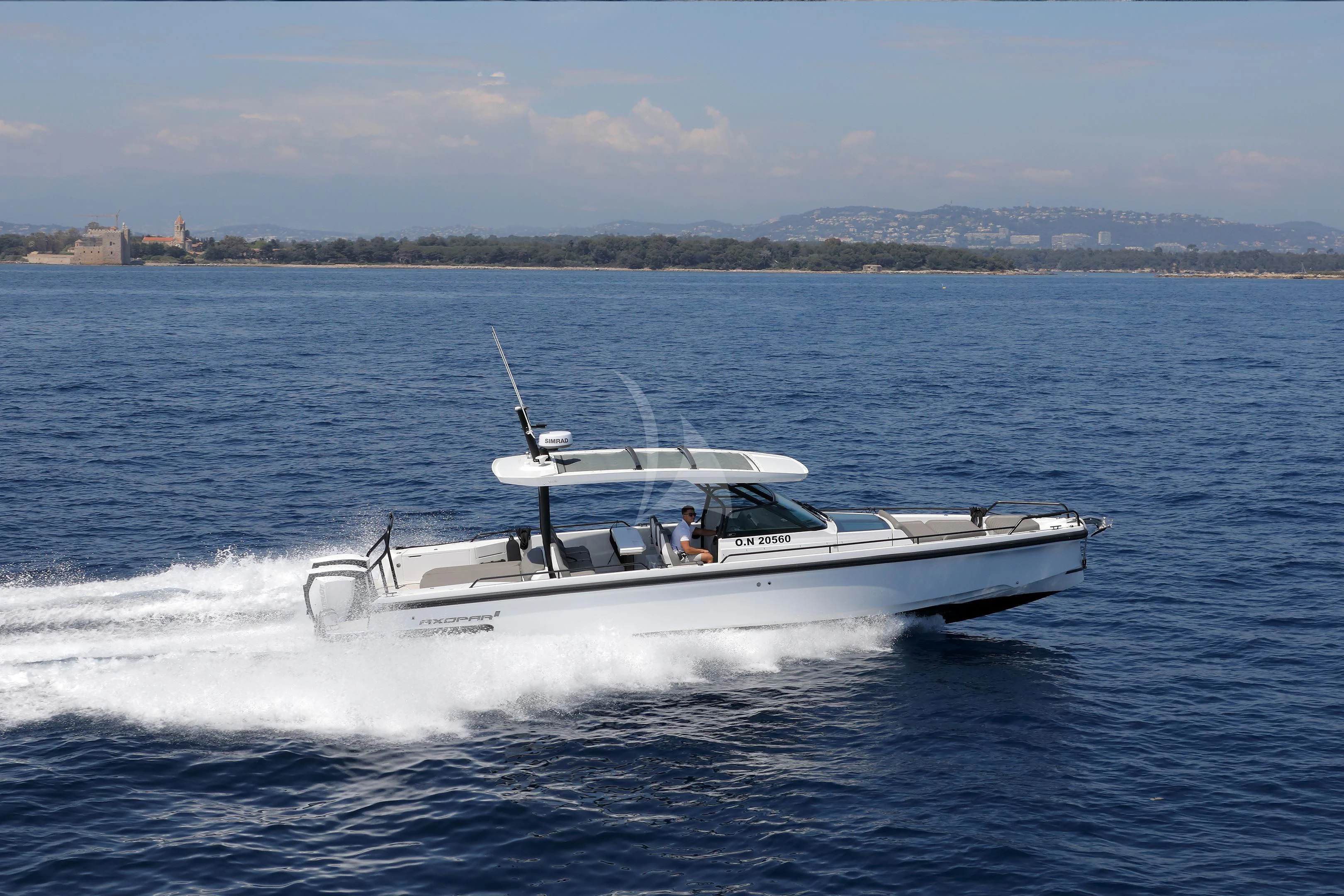 a boat on the water aboard MI AMORE JULIA Yacht for Sale