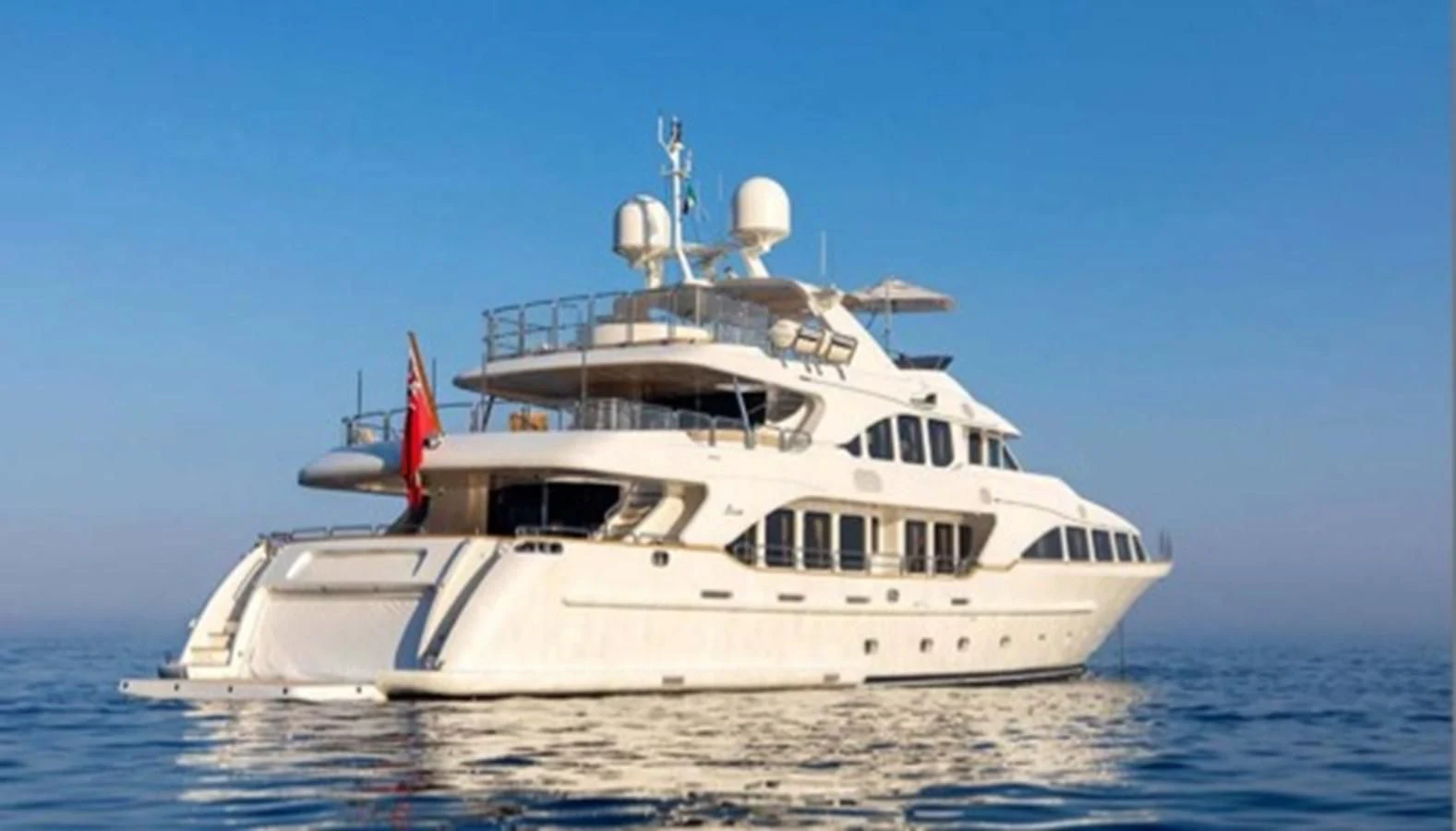 a large white ship aboard MI AMORE JULIA Yacht for Sale