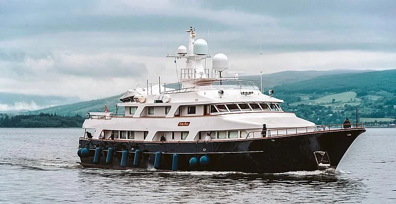 a boat on the water aboard LADY ROSE Yacht for Sale