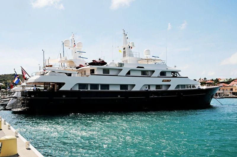a large boat in the water aboard LADY ROSE Yacht for Sale