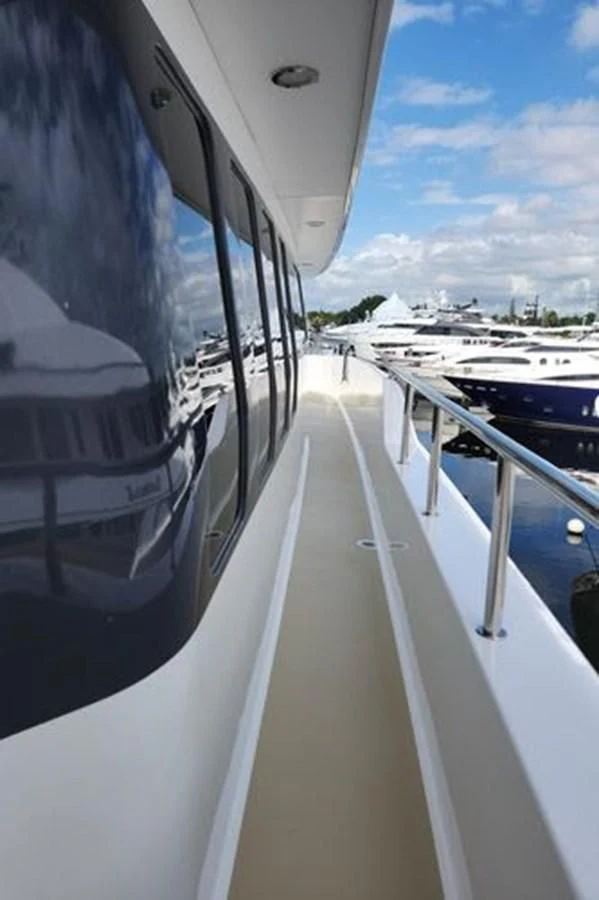 a boat on the water aboard ISLAND HEIRESS Yacht for Charter