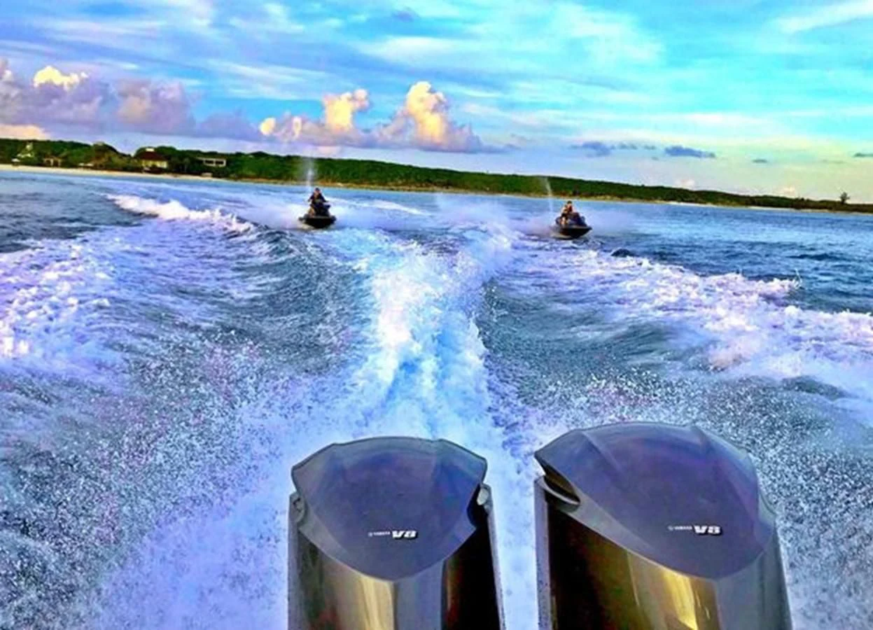 a boat on the water aboard ISLAND HEIRESS Yacht for Charter