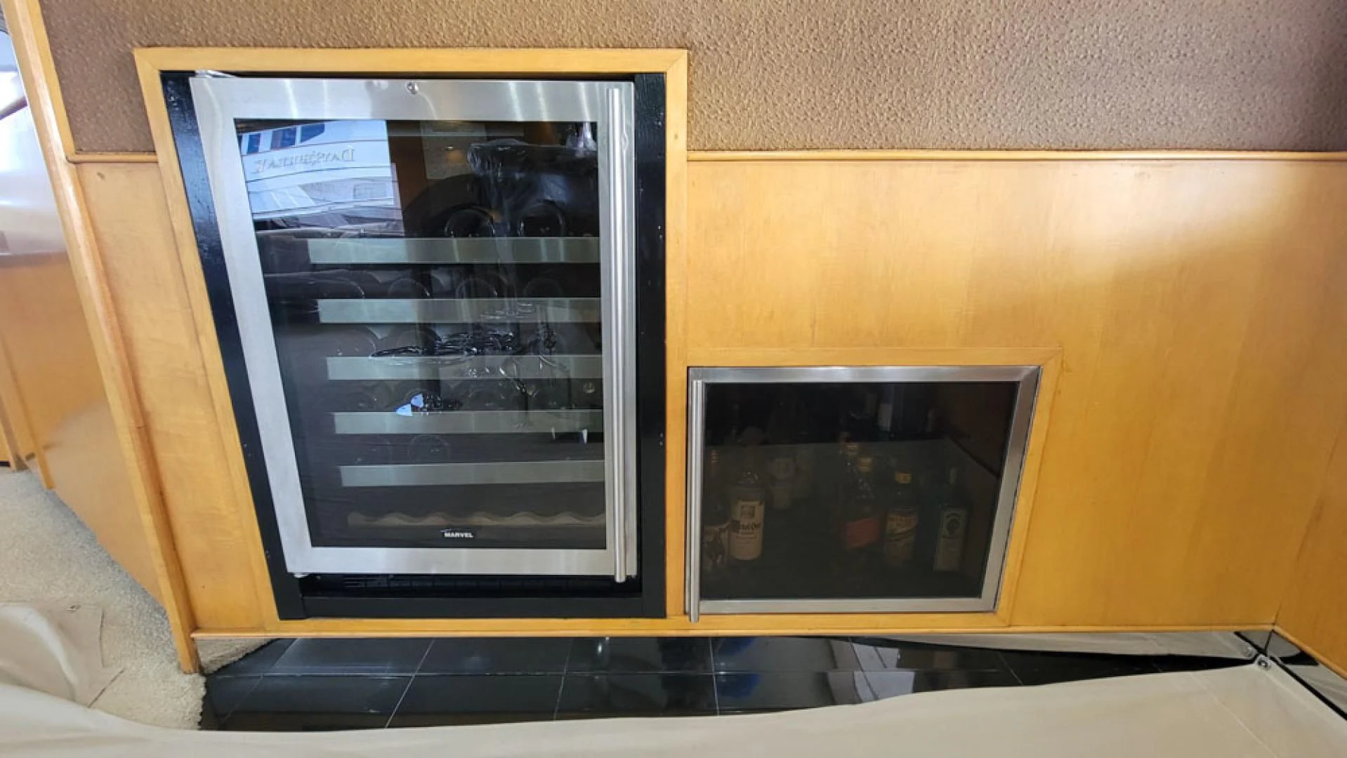 a couple of monitors aboard ISLAND HEIRESS Yacht for Charter