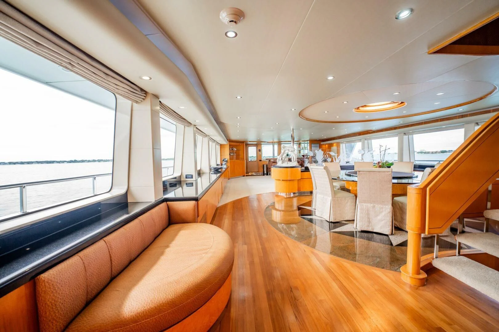 inside of a boat aboard ISLAND HEIRESS Yacht for Charter