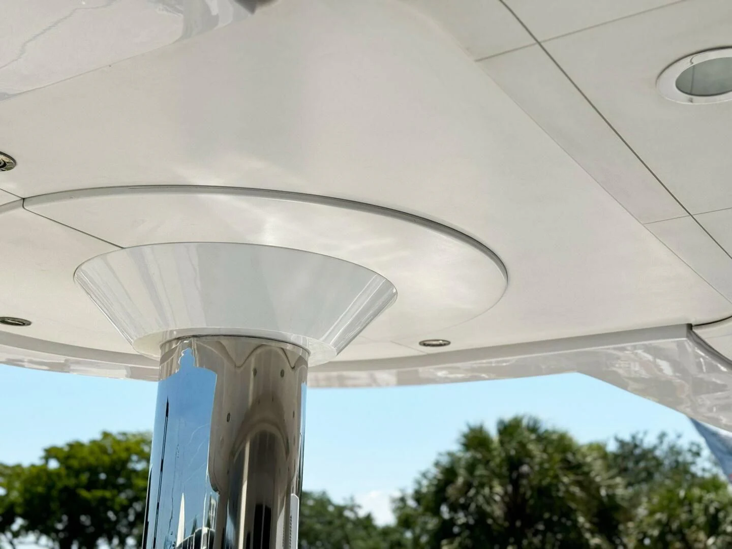 a close-up of a building aboard ISLAND HEIRESS Yacht for Charter