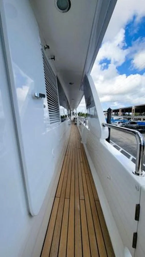 a boat on the water aboard ISLAND HEIRESS Yacht for Charter