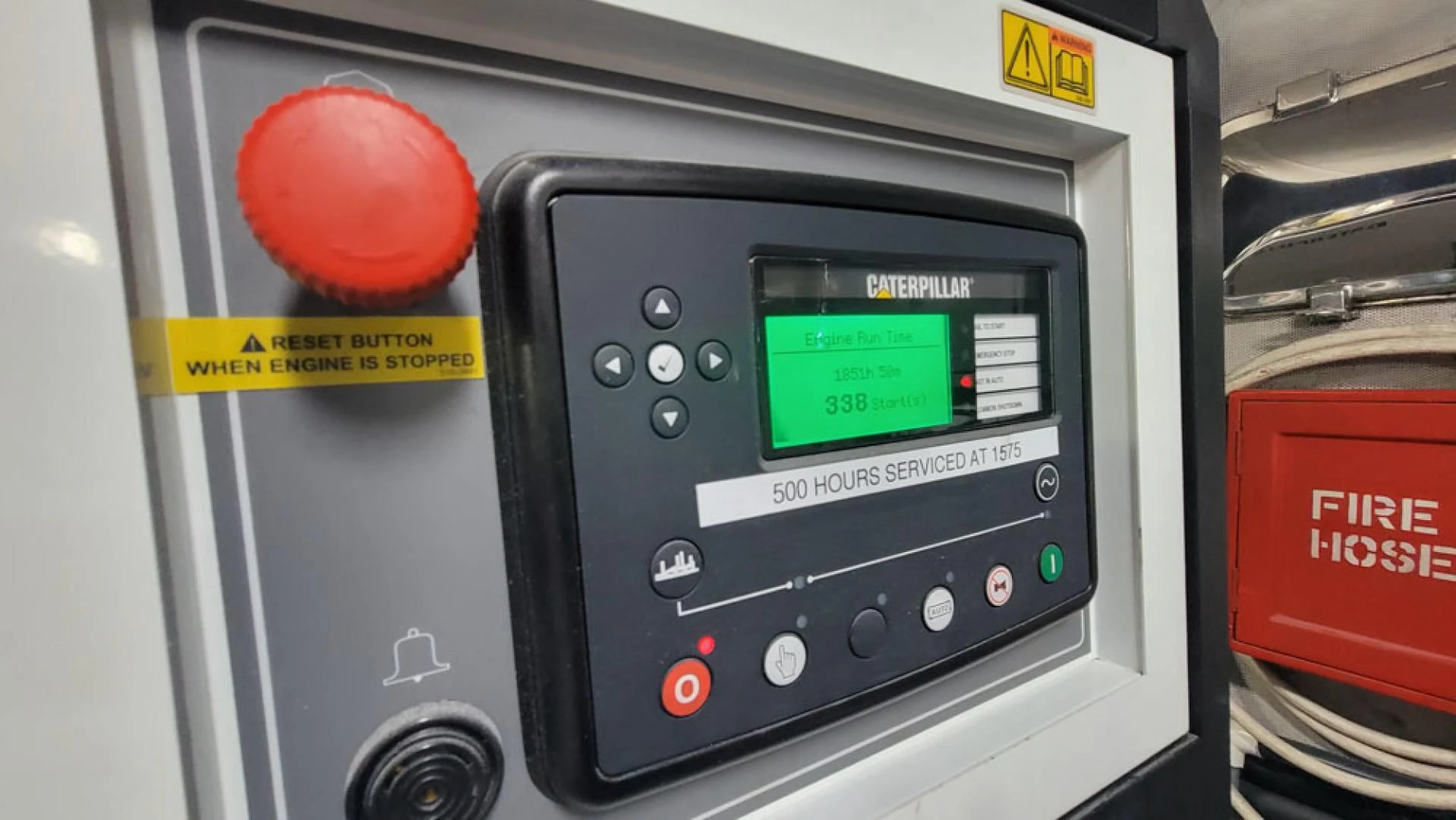 a machine with a screen aboard ISLAND HEIRESS Yacht for Charter