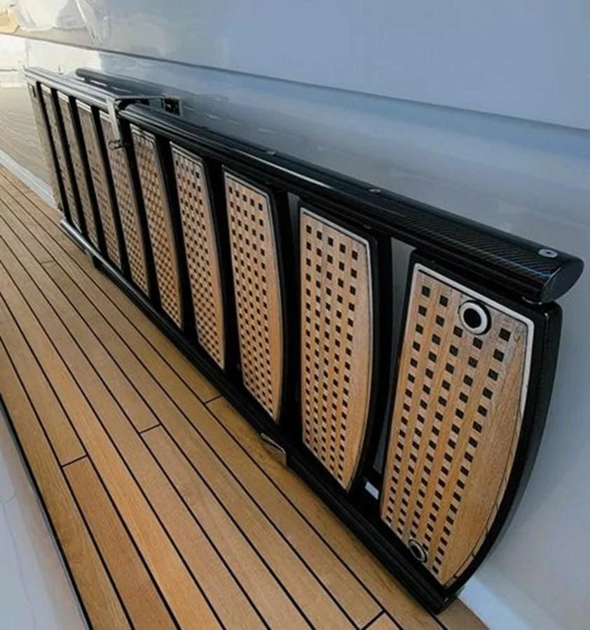 a close-up of a computer aboard ISLAND HEIRESS Yacht for Charter