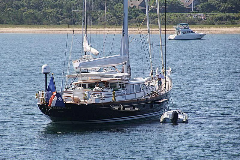 a boat on the water aboard WHISPER Yacht for Sale