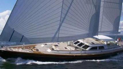 a boat on the water aboard WHISPER Yacht for Sale