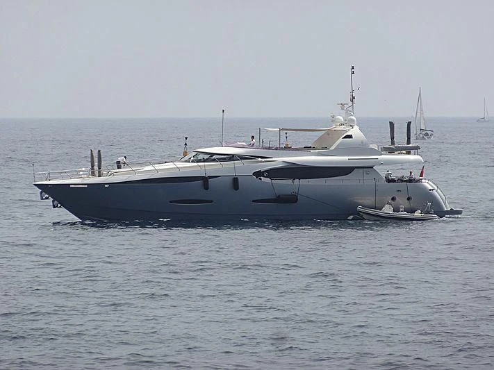 a boat in the water aboard NEW VOGUE Yacht for Sale