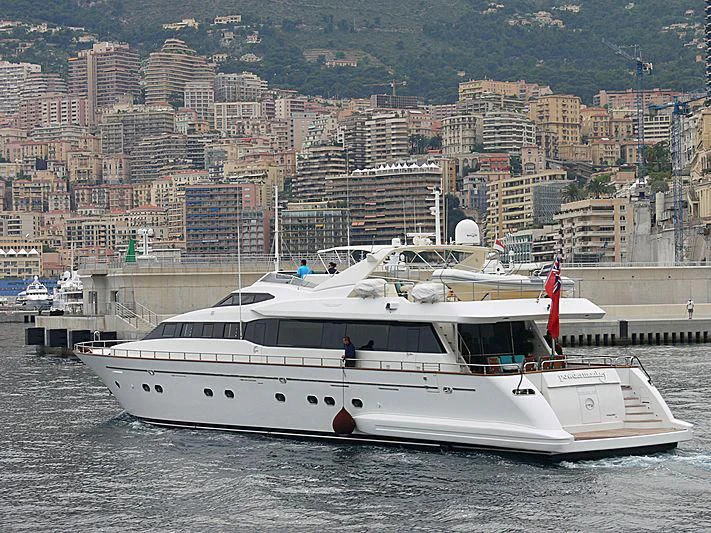 a boat in the water aboard GREAT HOPE Yacht for Sale
