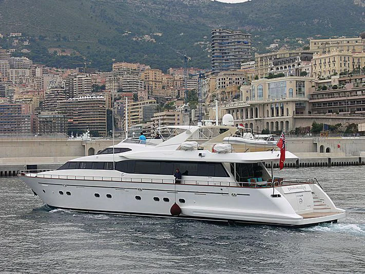 a boat on the water aboard GREAT HOPE Yacht for Sale