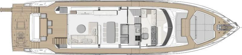 a model of a building aboard ARGO Yacht for Sale