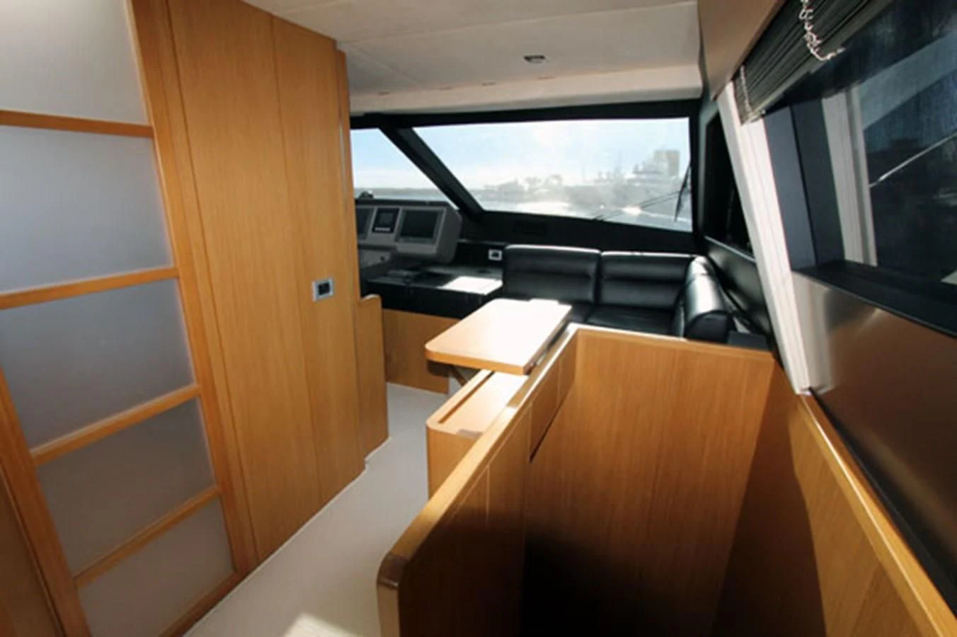 inside of a vehicle aboard ARGO Yacht for Sale