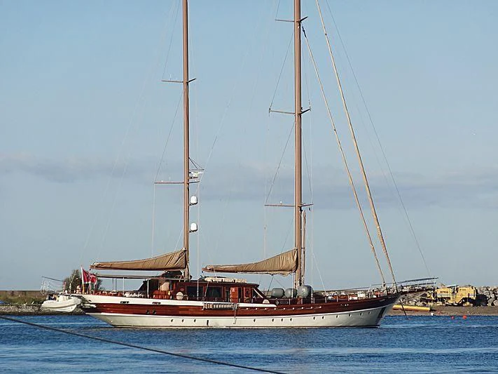 a boat in the water aboard DON CHRIS Yacht for Sale