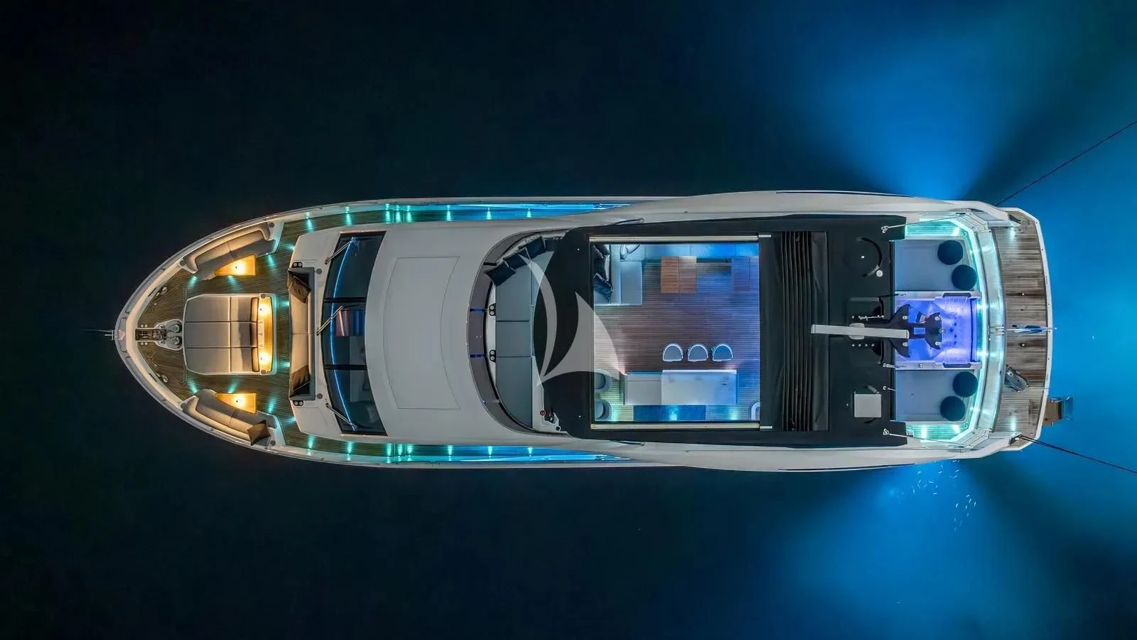a close-up of a cable car aboard EXIT Yacht for Sale