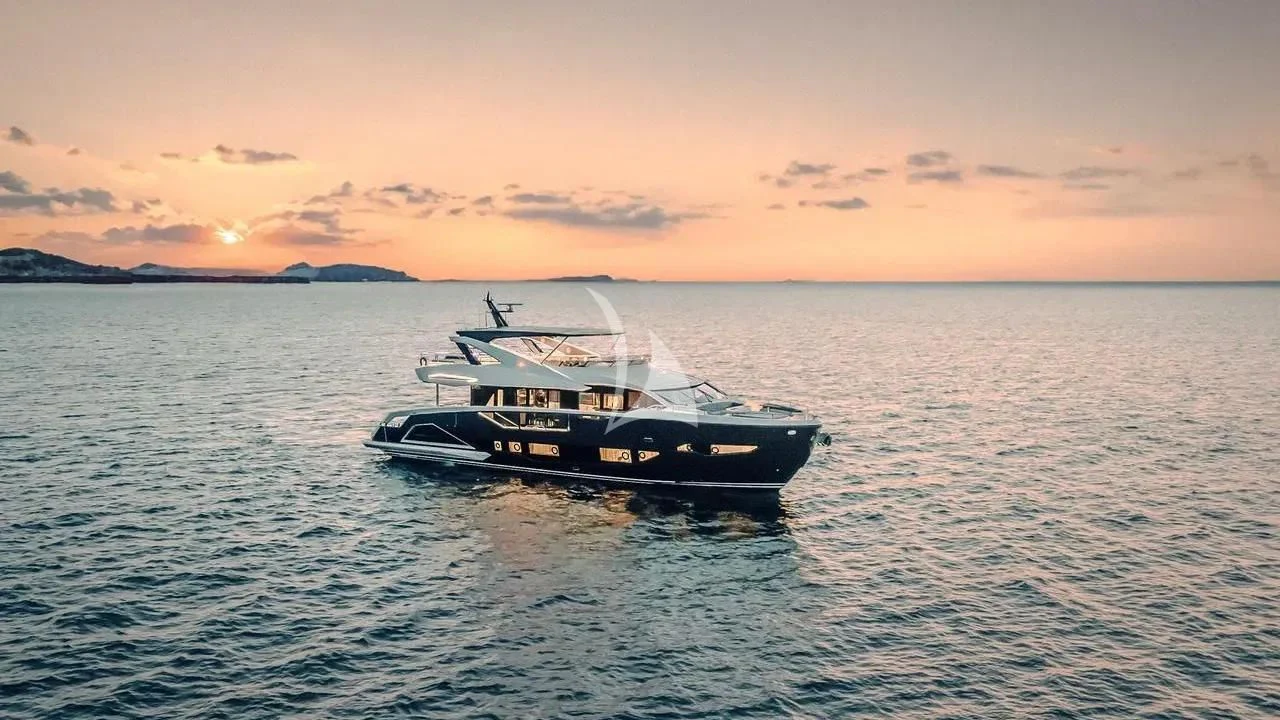 a boat in the water aboard EXIT Yacht for Sale