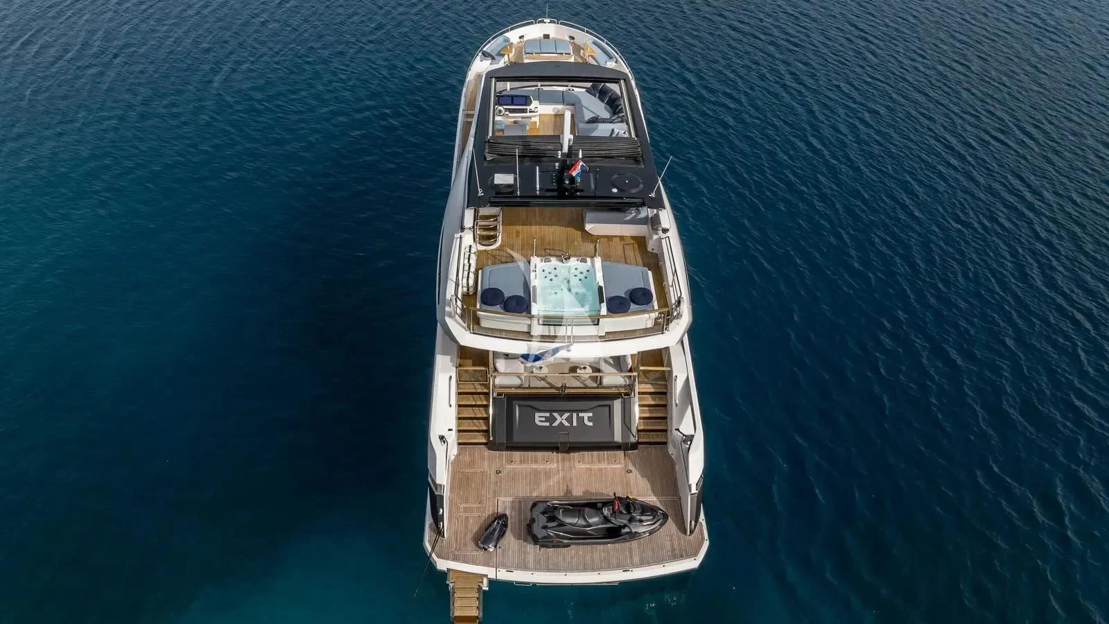 a ship in the water aboard EXIT Yacht for Sale