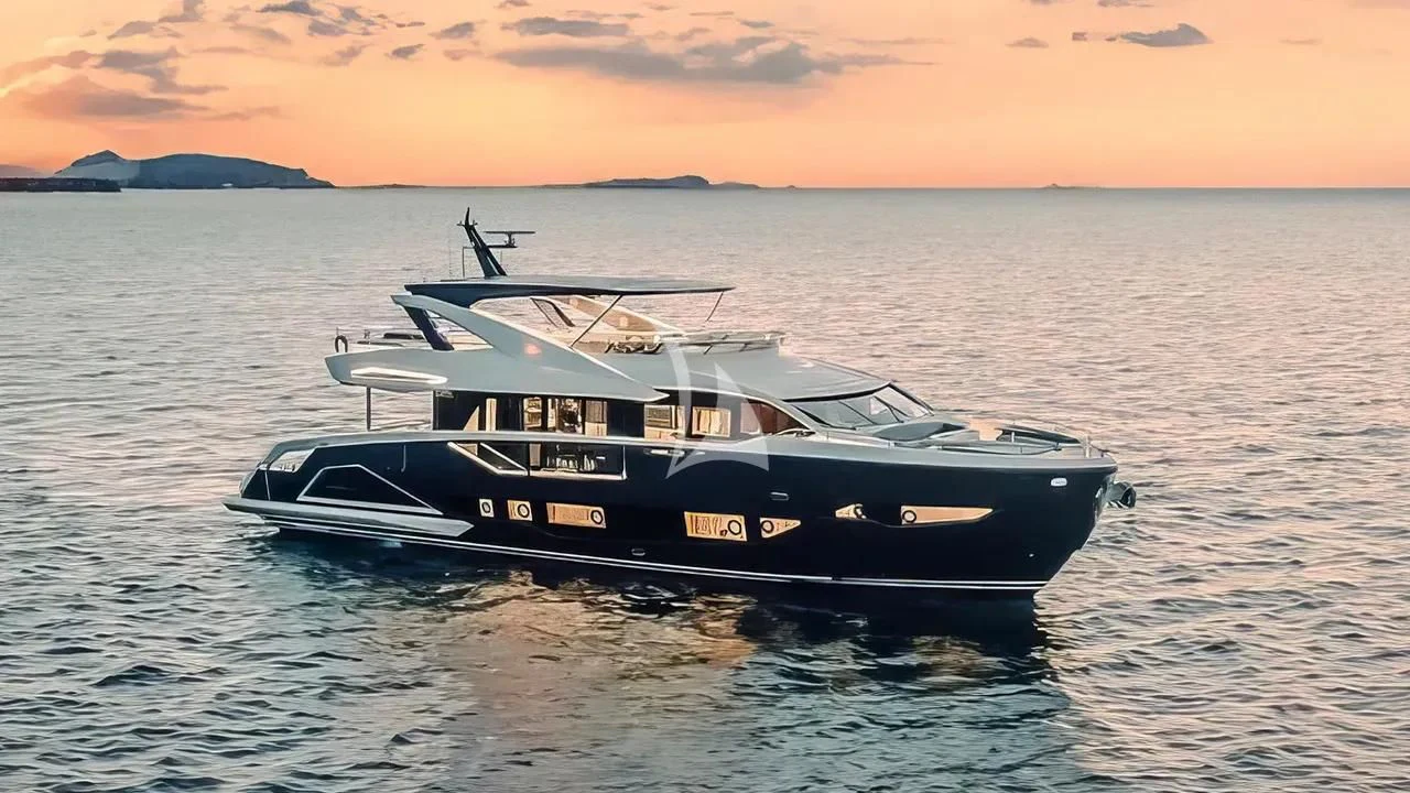 a boat in the water aboard EXIT Yacht for Sale