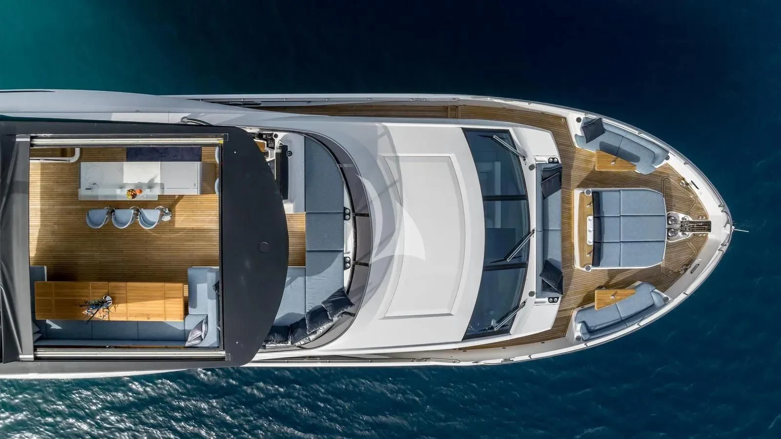 a trailer with doors open aboard EXIT Yacht for Sale