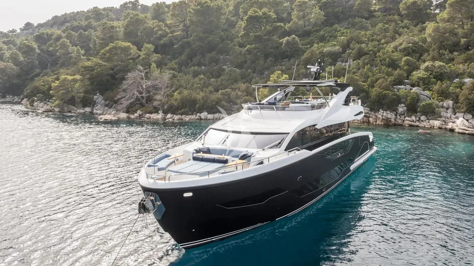 a boat in the water aboard EXIT Yacht for Sale