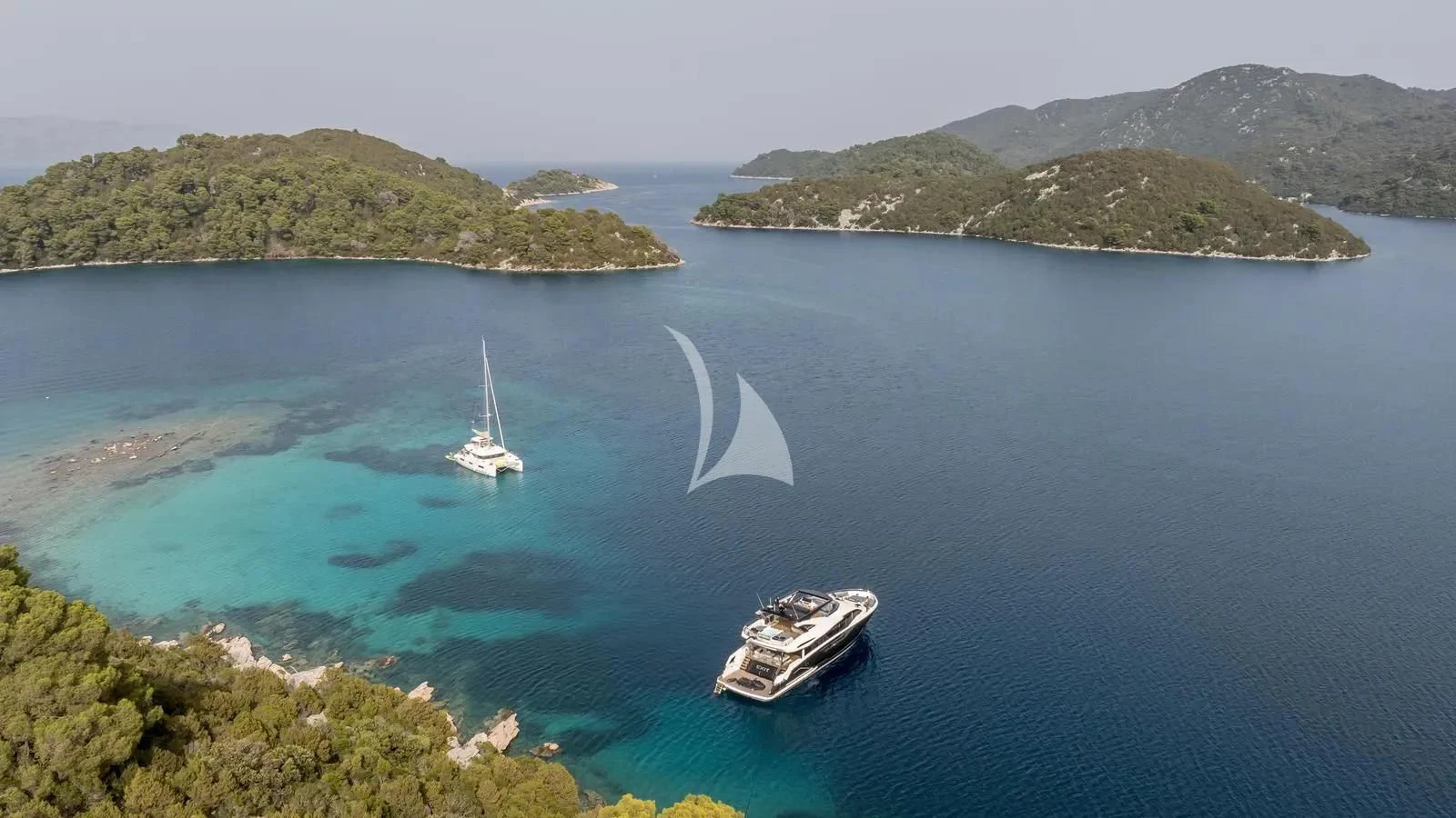 boats in the water aboard EXIT Yacht for Sale
