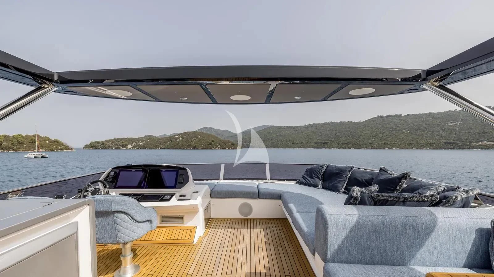 a boat on the water aboard EXIT Yacht for Sale