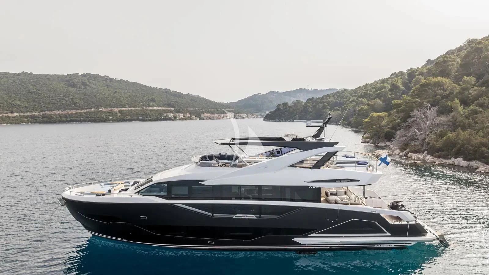 a boat on the water aboard EXIT Yacht for Sale