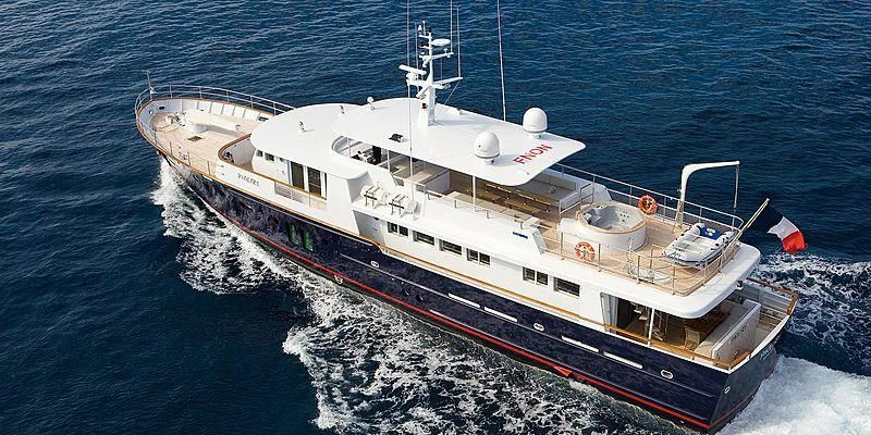 a boat on the water aboard PAOLYRE Yacht for Sale