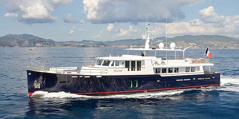 a boat on the water aboard PAOLYRE Yacht for Sale