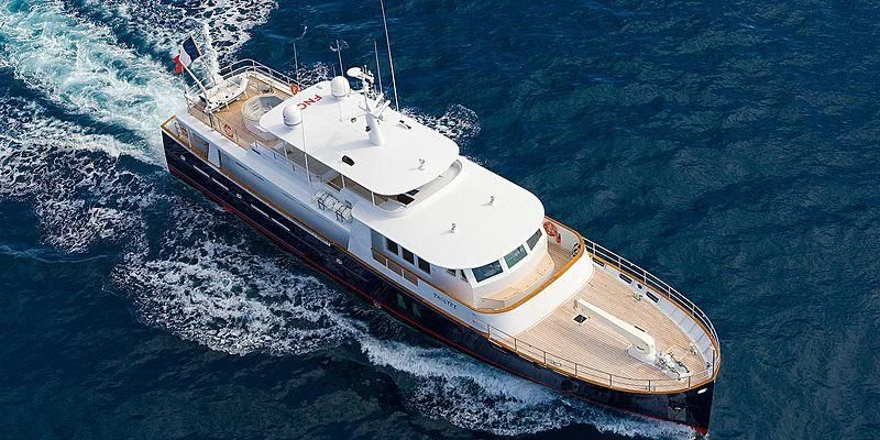 a ship on the water aboard PAOLYRE Yacht for Sale