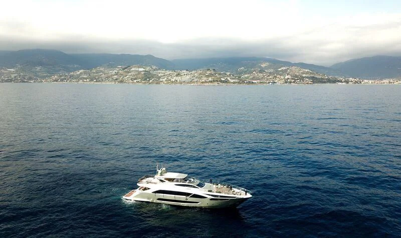 a boat in the water aboard MELT Yacht for Sale