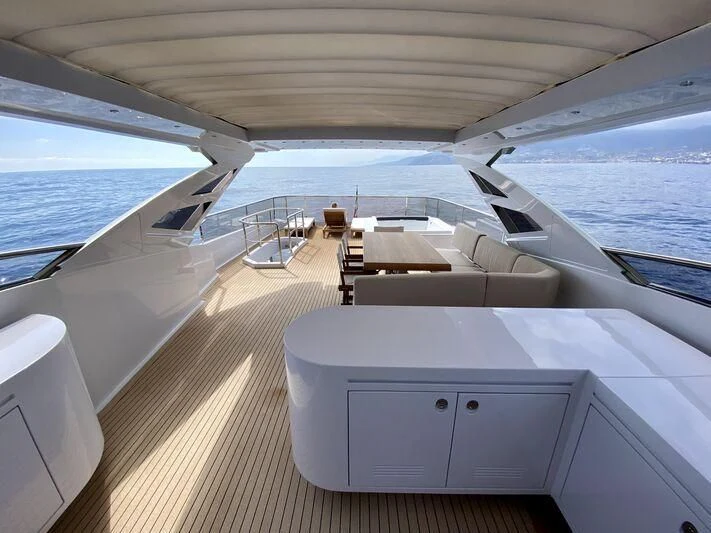 a boat on the water aboard MELT Yacht for Sale