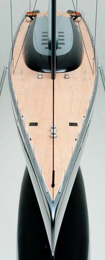 a guitar on a stand aboard NGONI Yacht for Sale