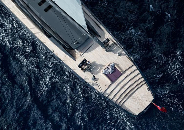 a car driving on a road aboard NGONI Yacht for Sale