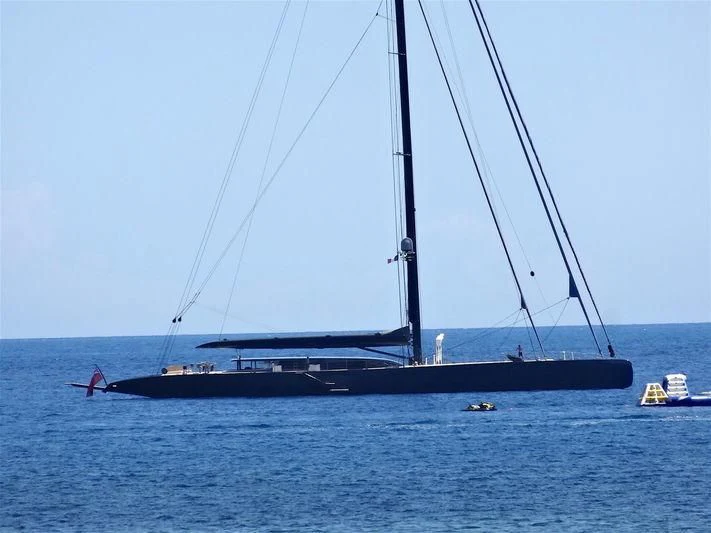 a large sailboat in the ocean aboard NGONI Yacht for Sale