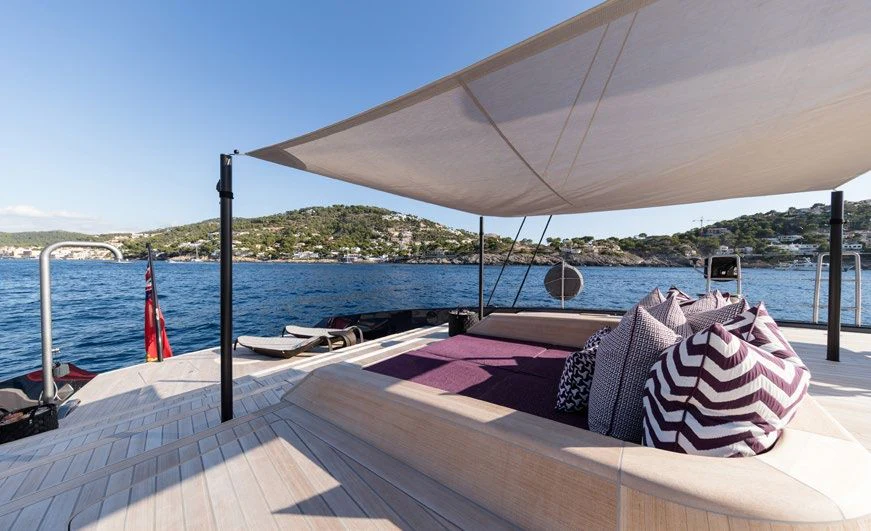 a boat on the water aboard NGONI Yacht for Sale